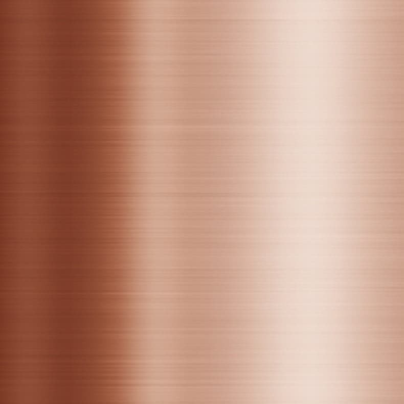 Copper range hood material