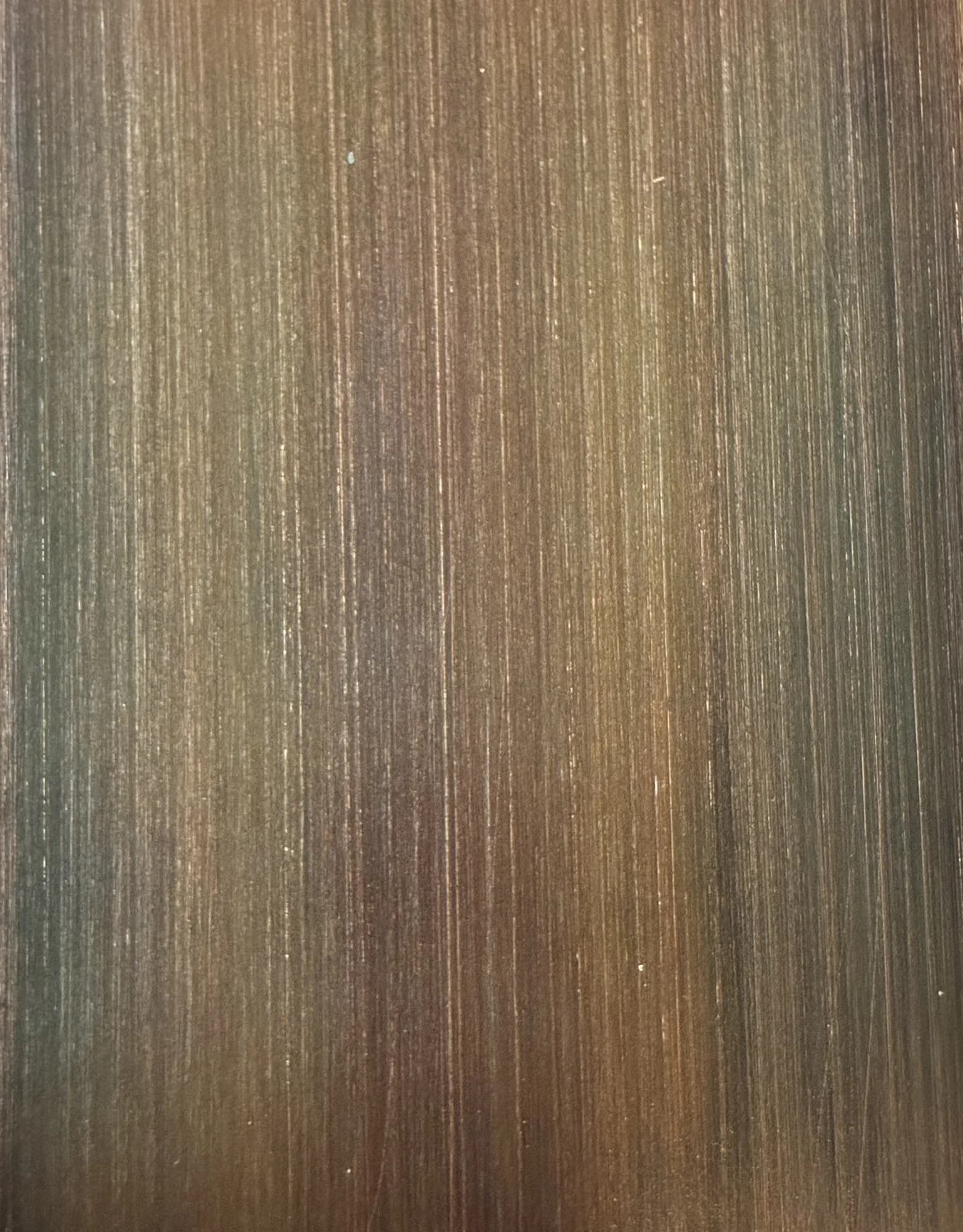 Monarch copper antiqued brushed metal finish sample