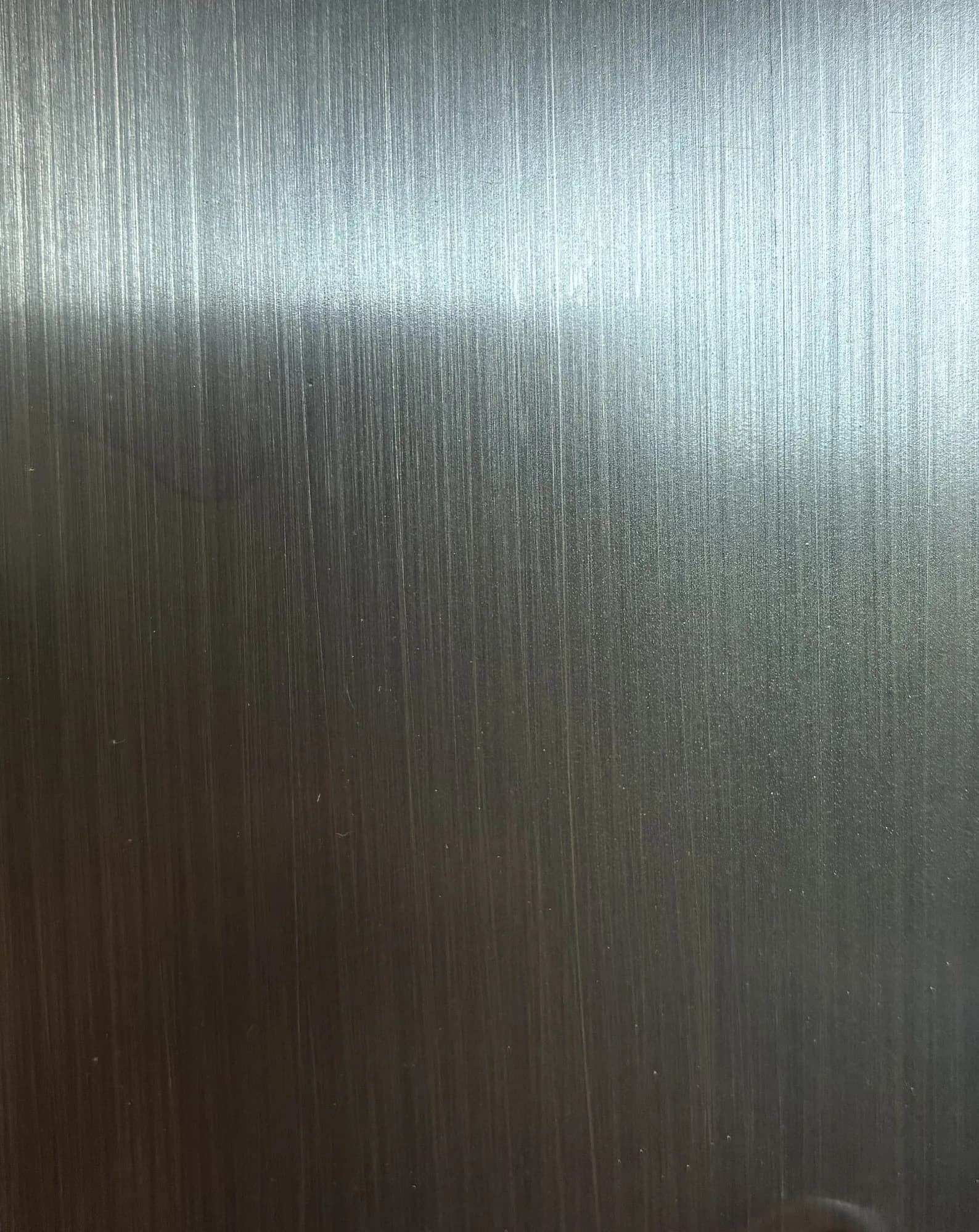 Monarch stainless steel antiqued brushed metal finish sample