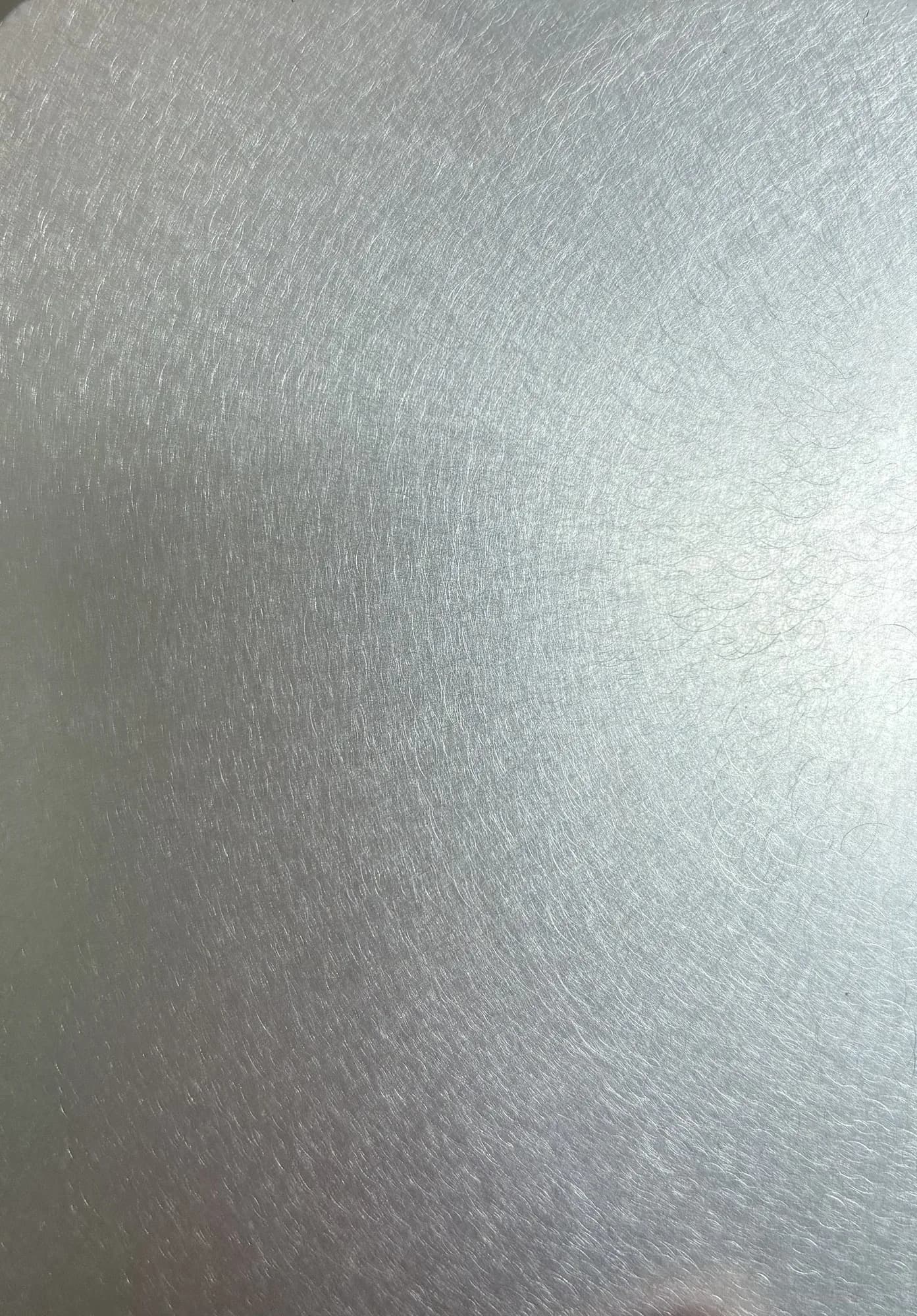 Monarch stainless steel cloudy metal finish sample