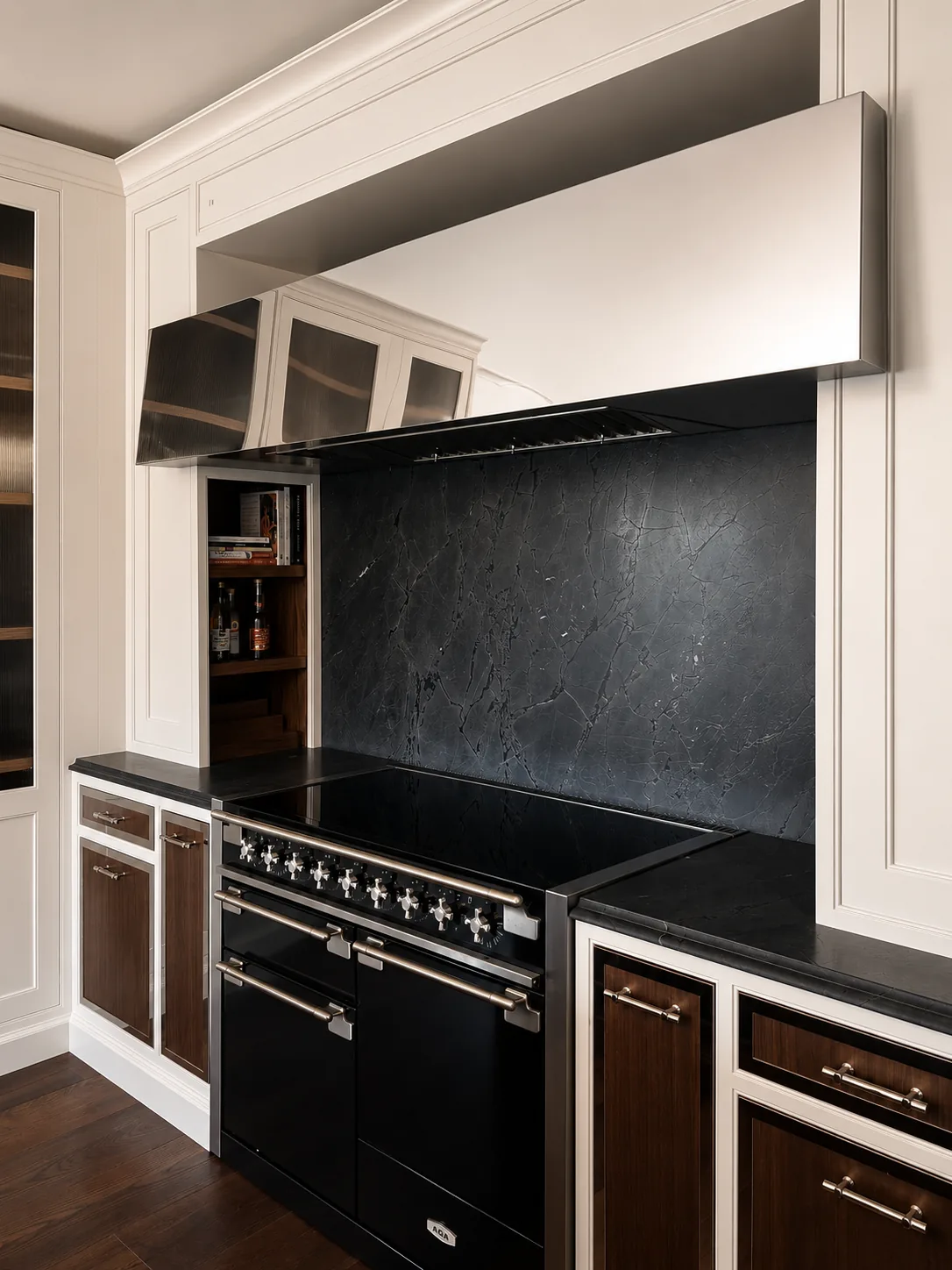 The Bronx custom metal range hood design reference