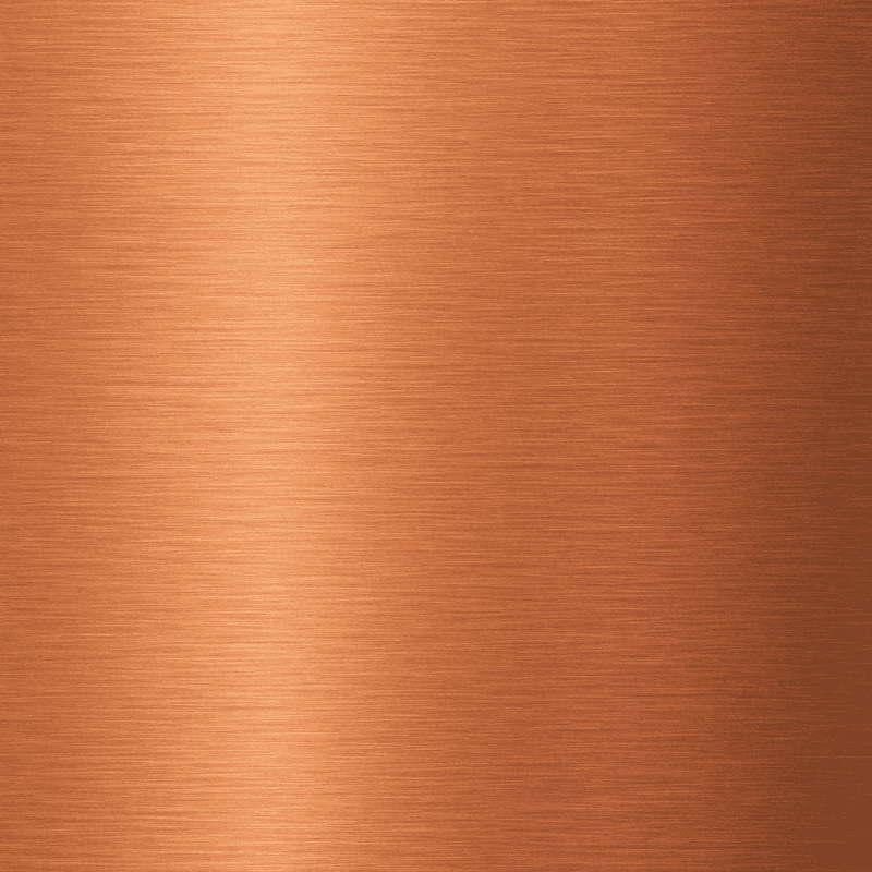 Copper — Brushed finish